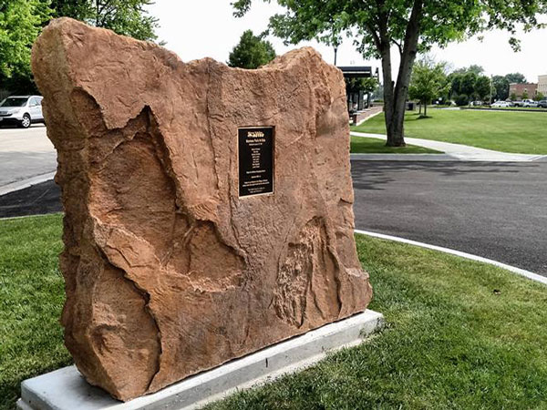 Plaque Display Stone