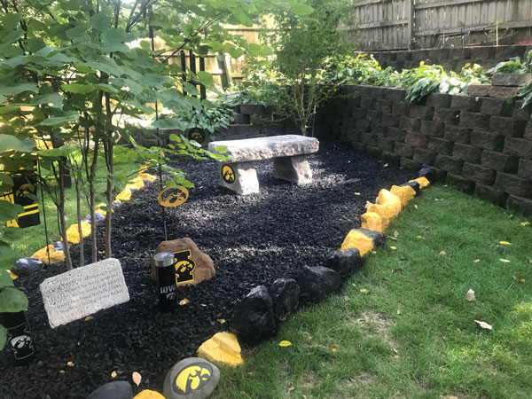 Hawkeye Bench and Stones