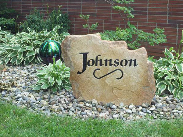 Johnson Name Stone