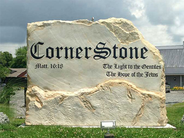 Cornerstone Chruch Sign