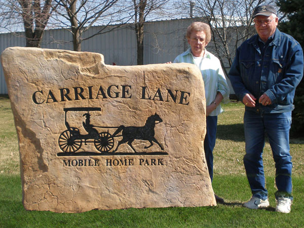 Carriage Lane Sign
