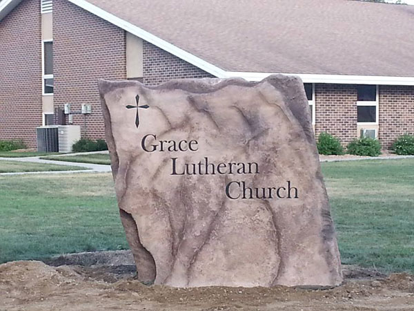 Grace Lutheran Church Sign