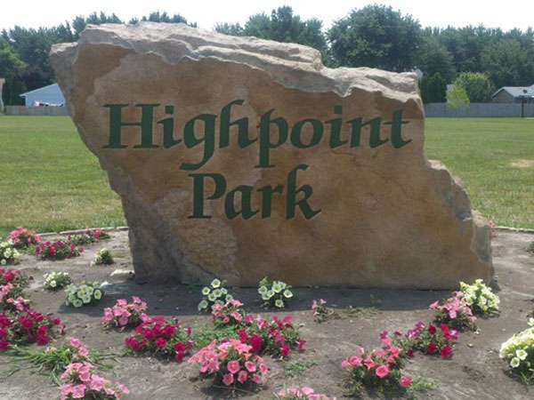 Highpoint Park Sign